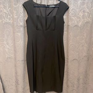 Calvin Klein charcoal Grey Pencil Dress EUC Size 6
